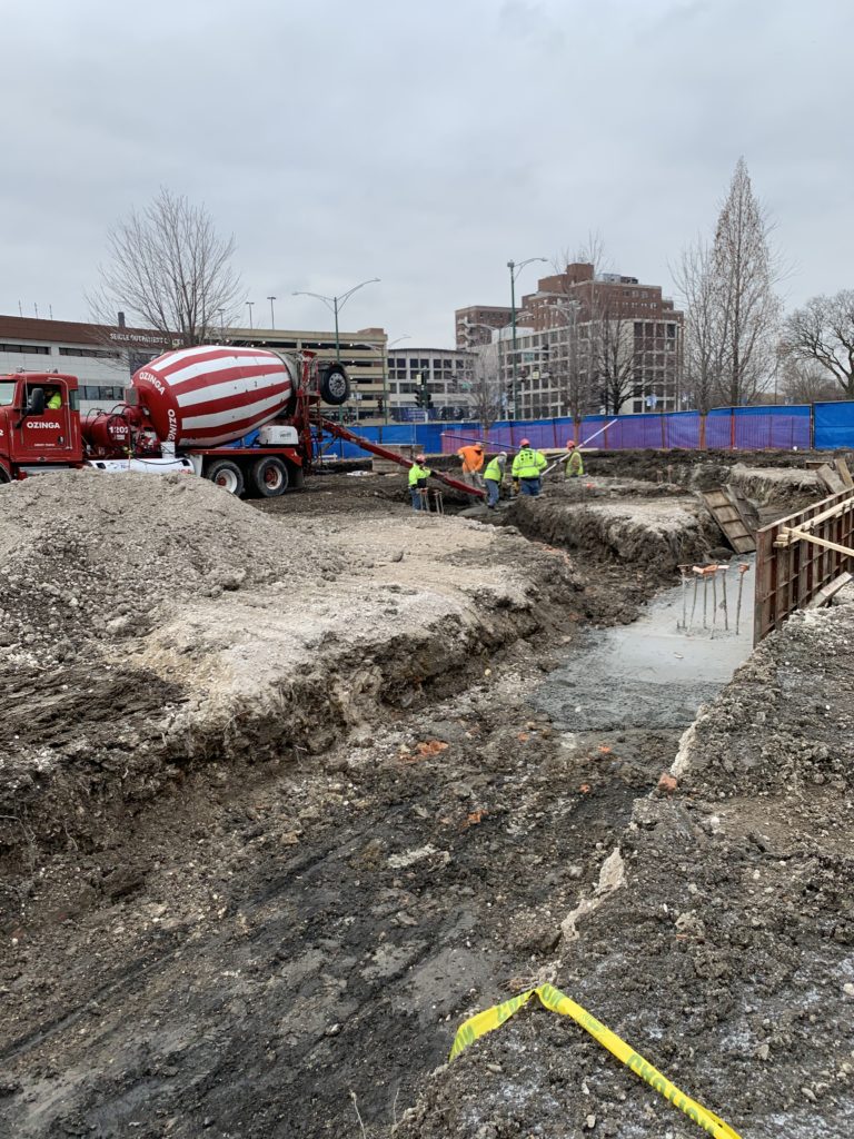 Pouring Concrete Footers